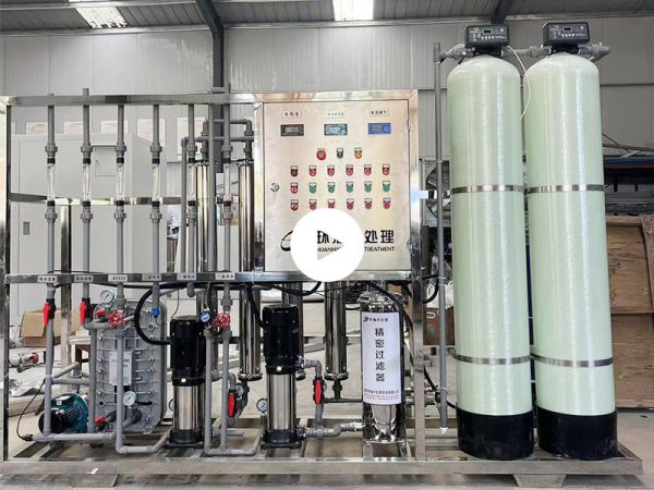 0.5噸雙級反滲透+EDI超純水設備
